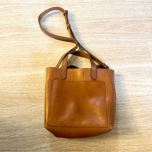 Madewell Small Transport Bag Tan Leather